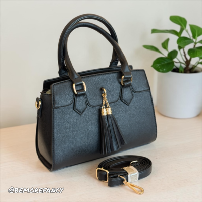 Cartera La Terre Mediana N2396 Negra