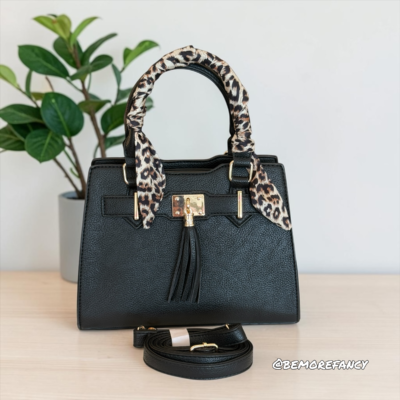 Cartera La Terre Mediana N2629 Negra
