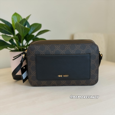 Crossbody Nine West Marron Br234