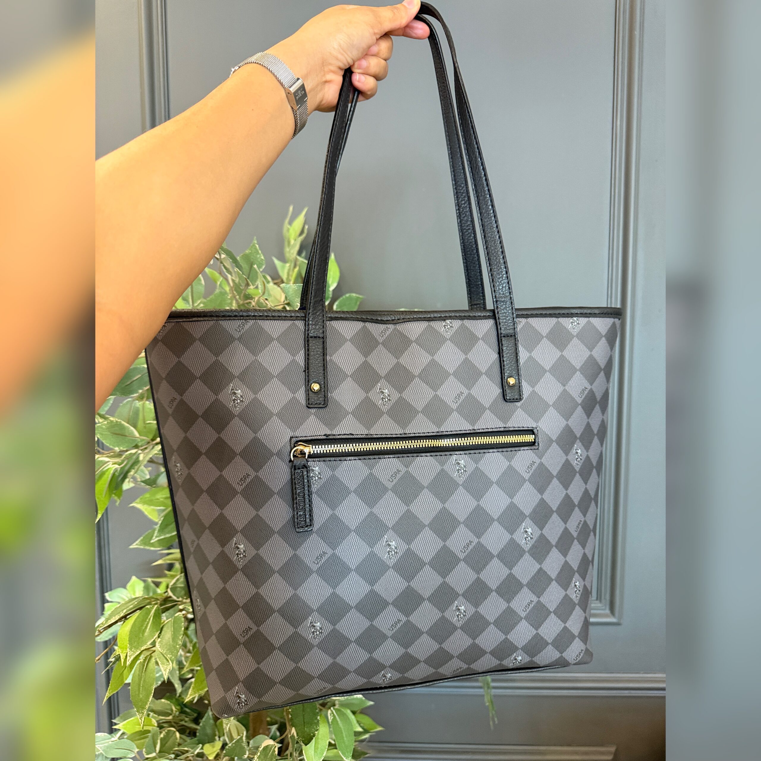 Cartera US Polo Assn Signature Negra - Imagen 2