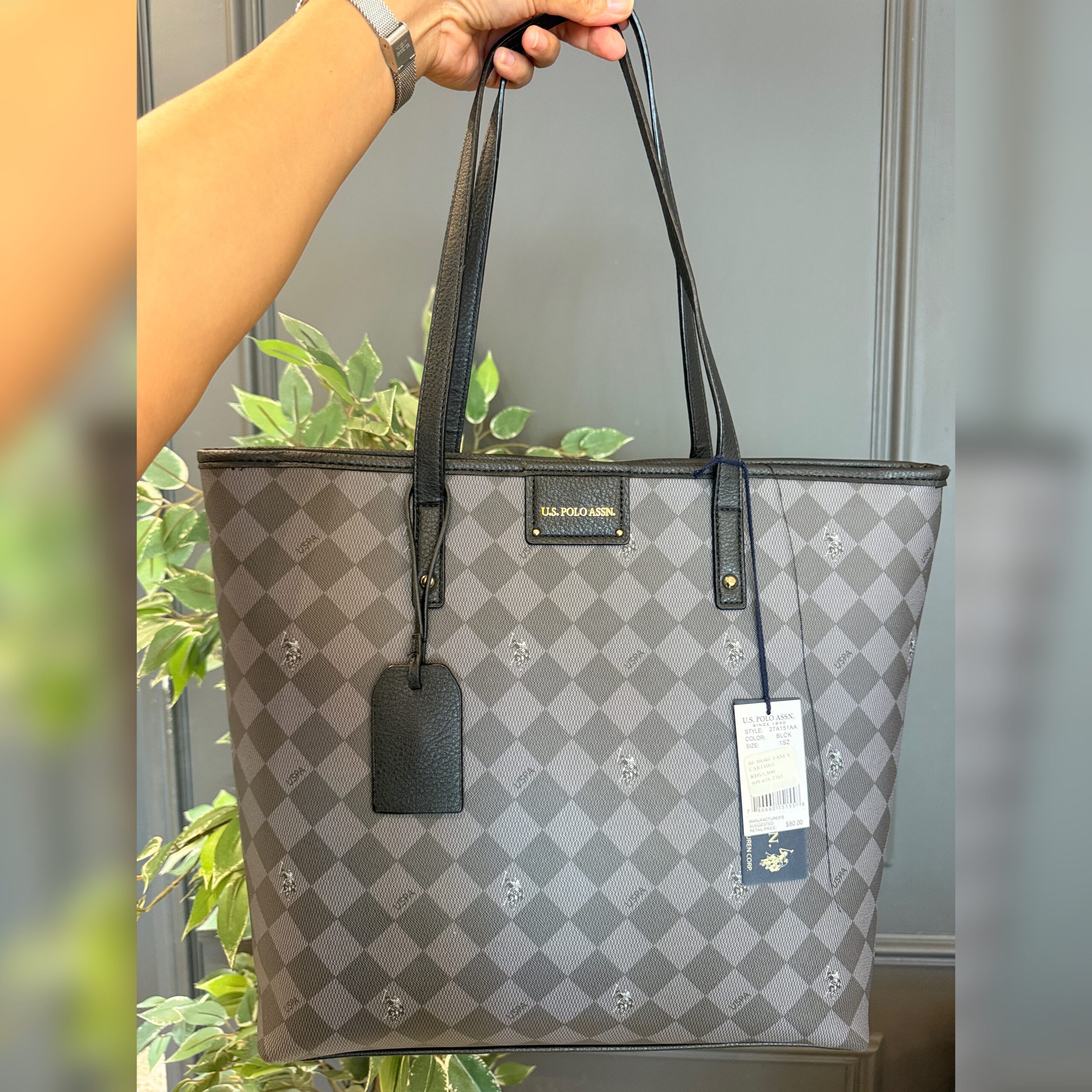 Cartera US Polo Assn Signature Negra - Imagen 3