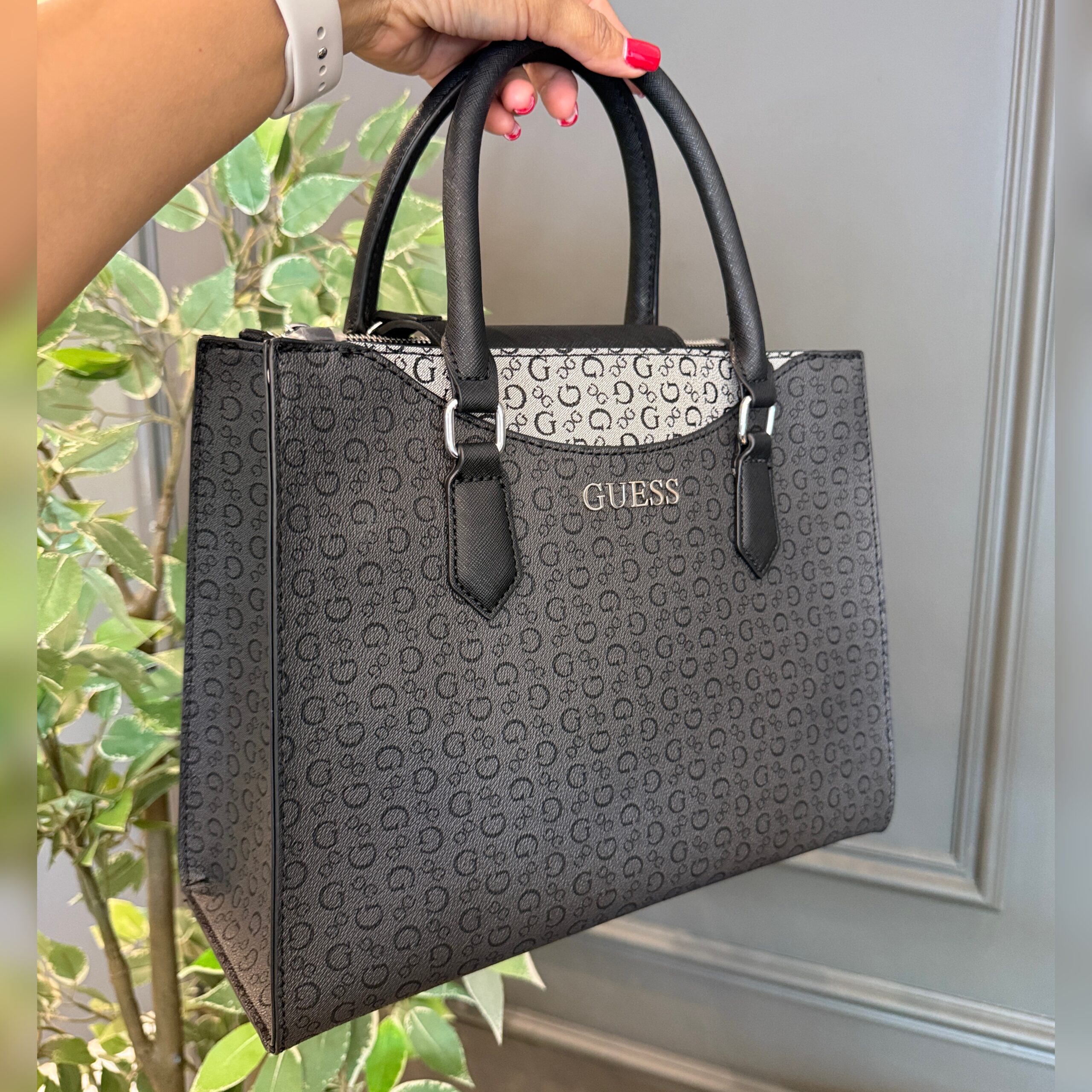 Cartera Guess Decorah Coal Mult - Imagen 2