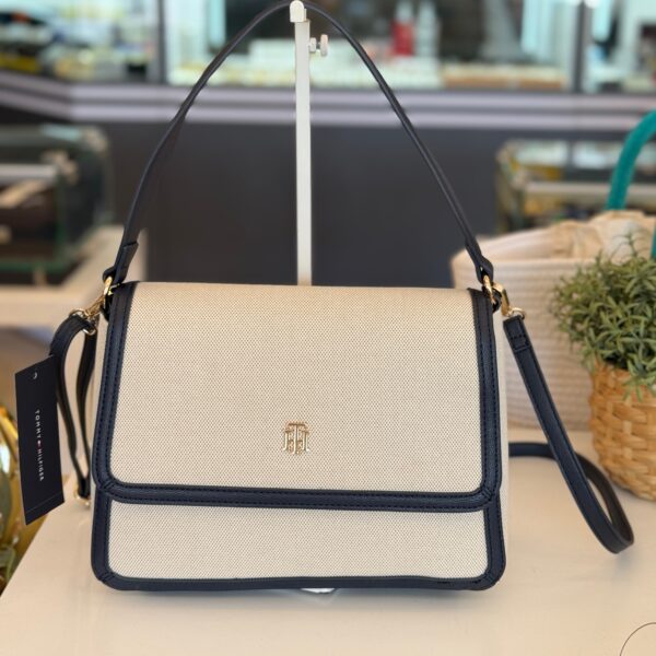 Cartera Crossbody Tommy Hilfiger Canvas