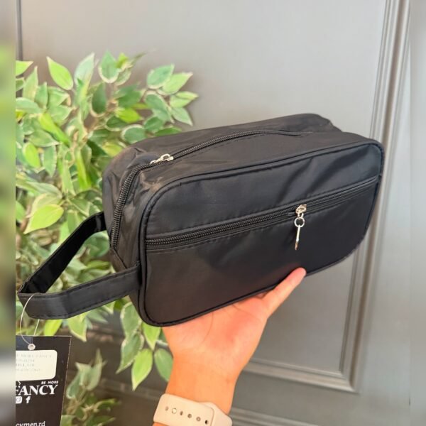Neceser Bulto de mano en poliester negro