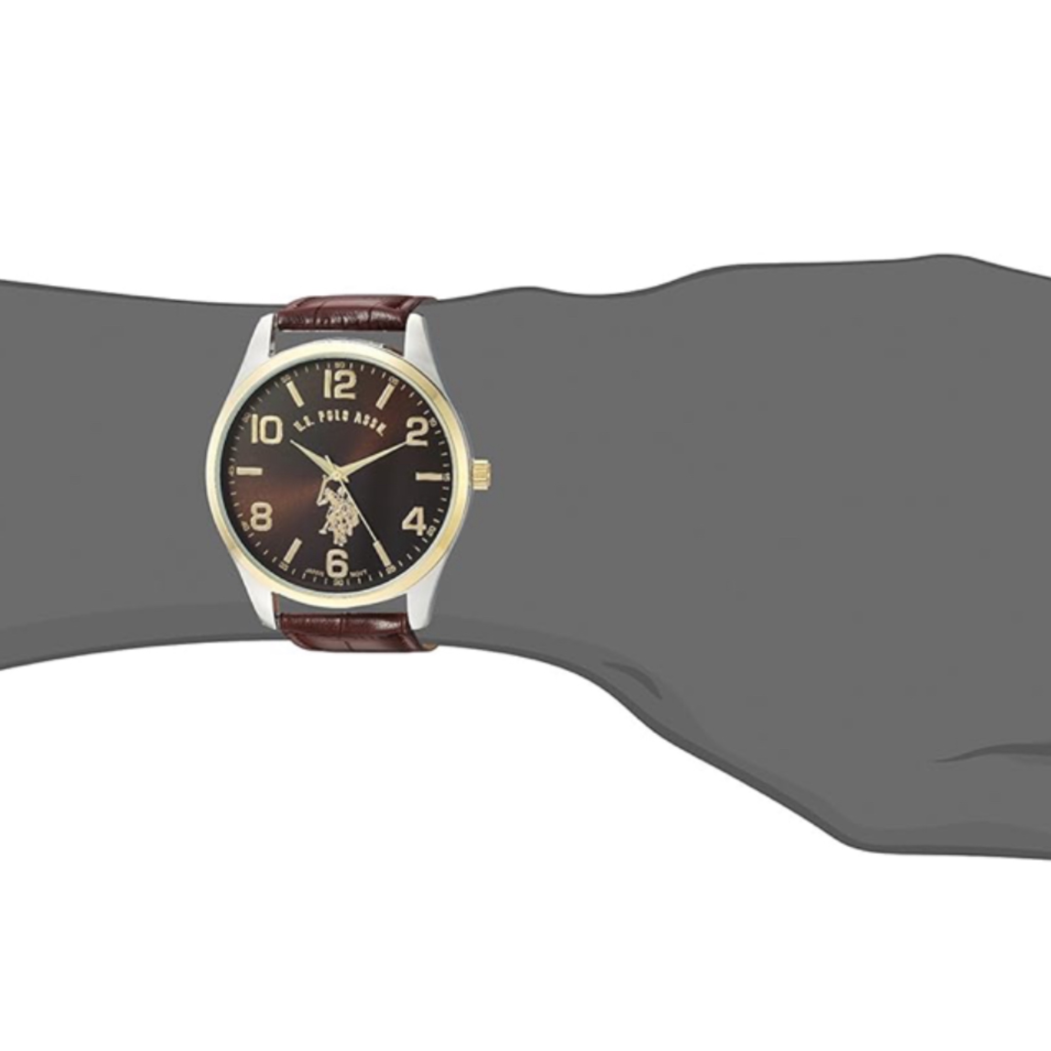 Reloj Polo US Assn Brown br - Imagen 2