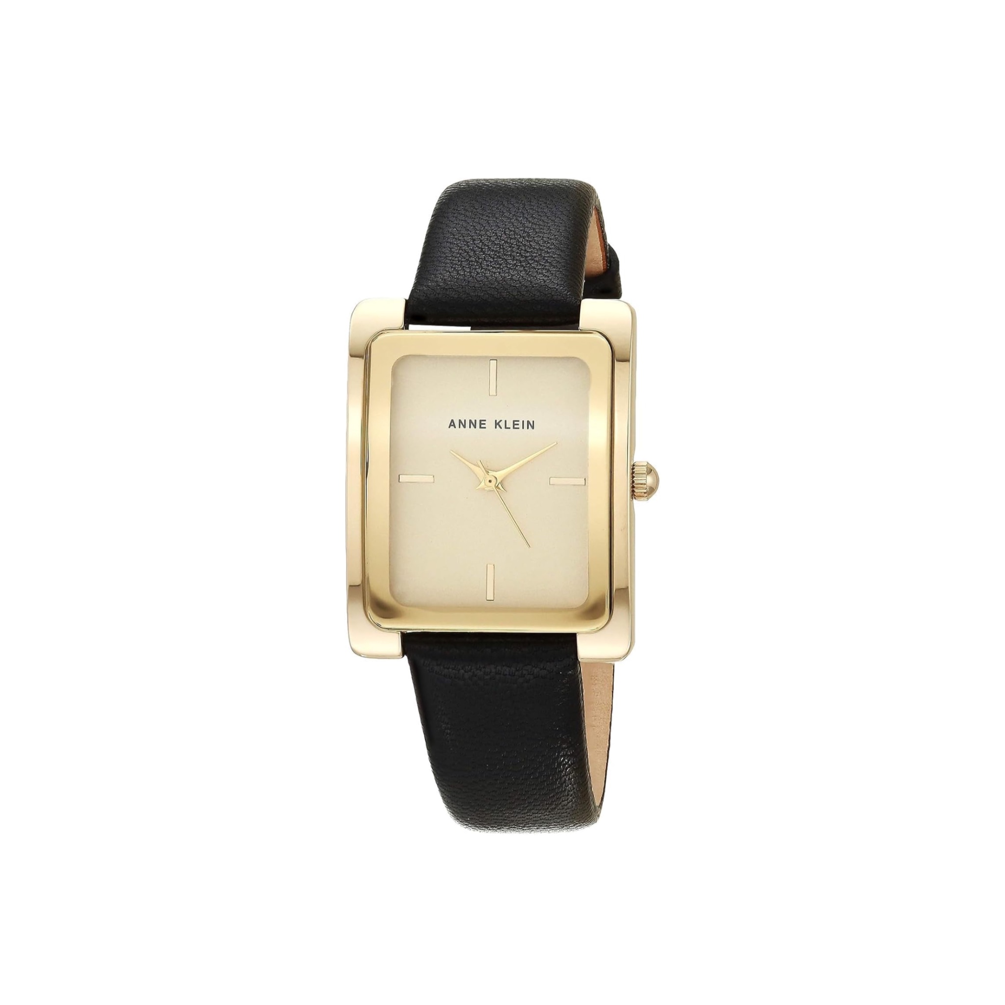 Reloj Anne Klein en leather negro