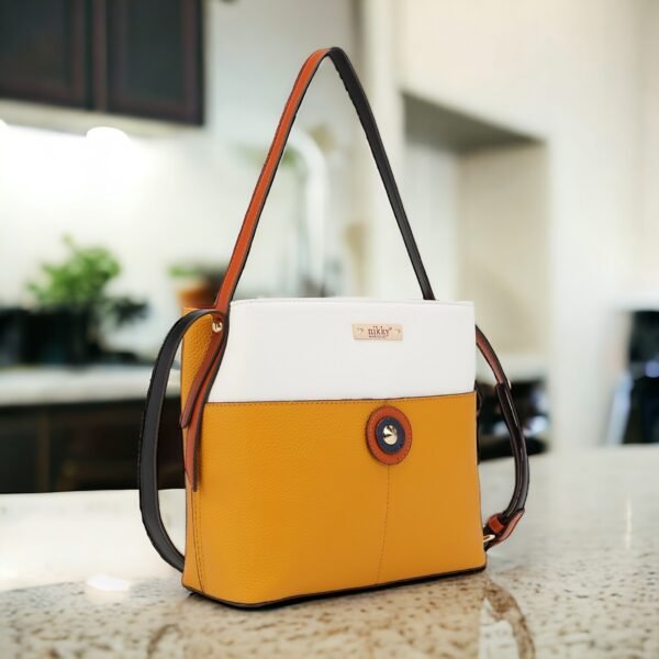 NIKKY Colorblock 2 Way Shoulder Bag amarillo