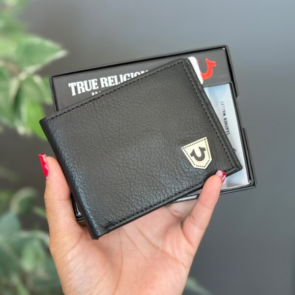Billetera True Religion Bifold negra