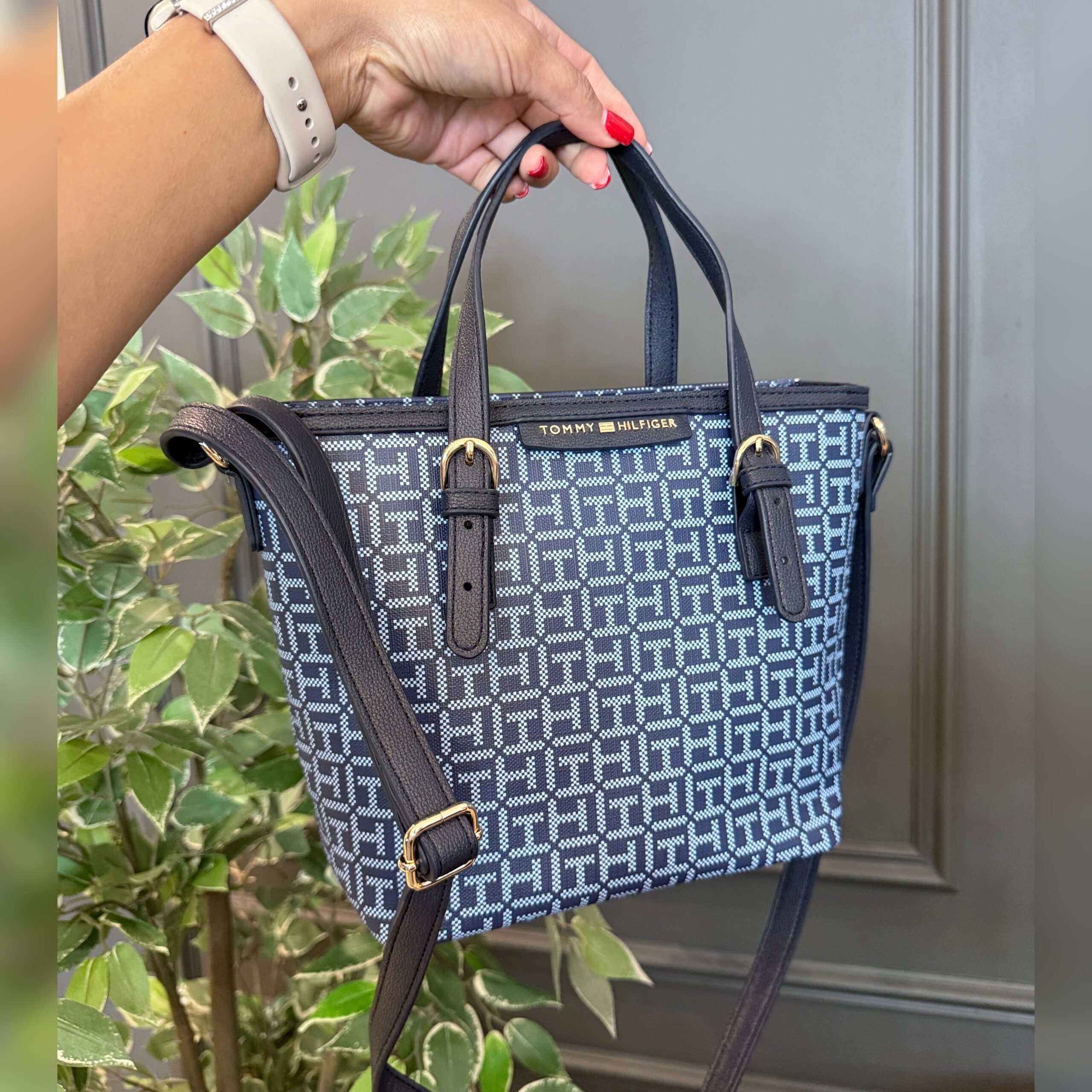 Cartera Tommy Hilfiger Mediana Crossbody Azul - Imagen 2