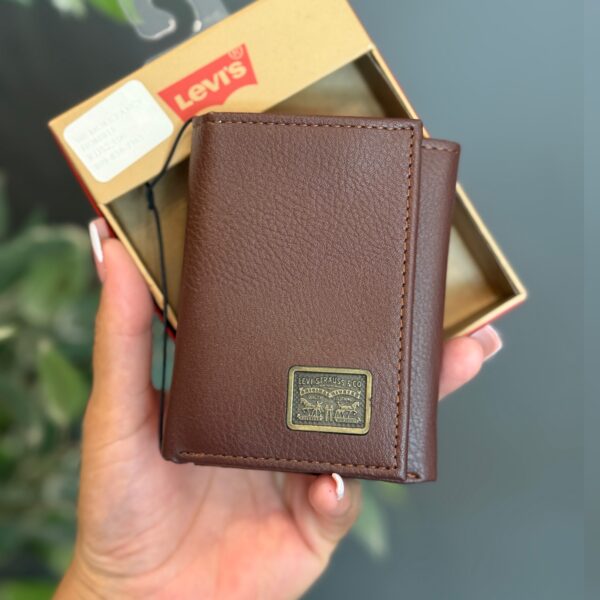 Billetera Levi's Trifold Marron