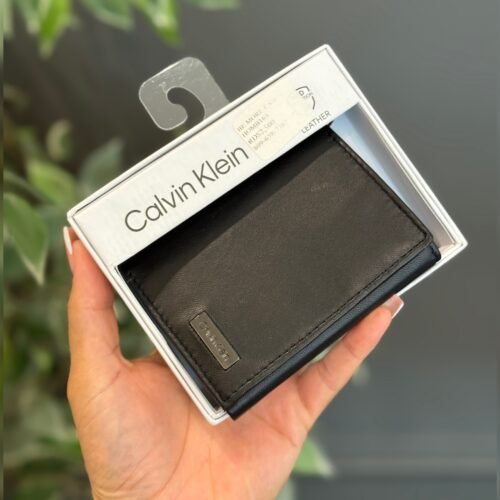 Billetera Calvin Klein Trifold Negra ds