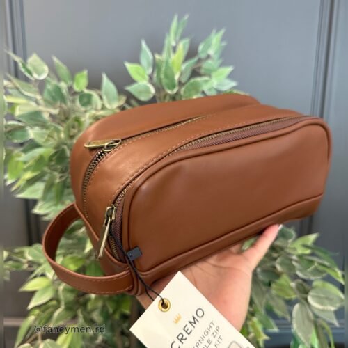 Neceser Bulto de mano CREMO Camel