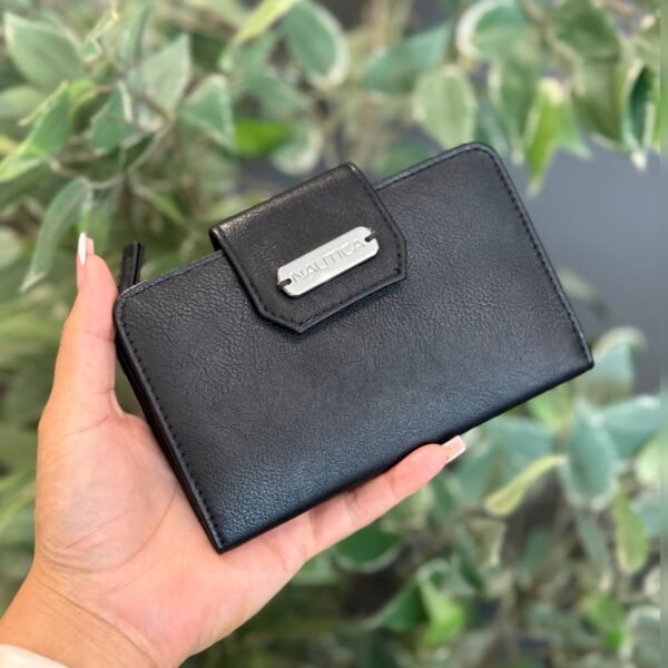 Monedero Nautica RFID 6plg Negro