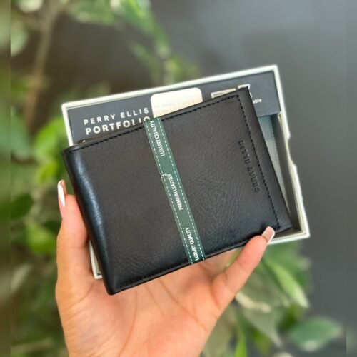 Billetera Perry Ellis Bifold Negra ty