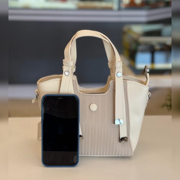Cartera pequeña M25028 Beige Crossbody