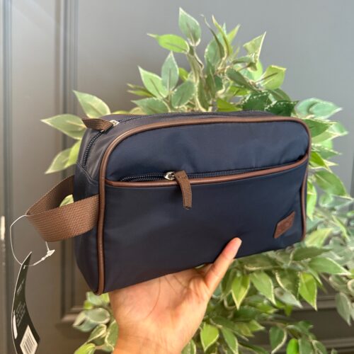 Neceser Bulto de Mano Penguin en canvas Azul