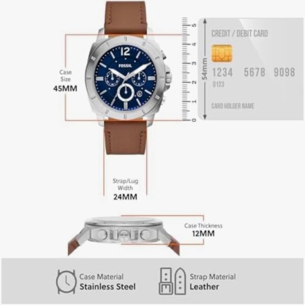 Reloj Fossil Privateer BQ2819 Marron