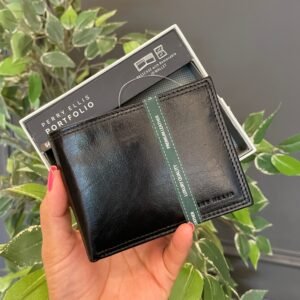 Billetera Perry Ellis Negra Bifold FD