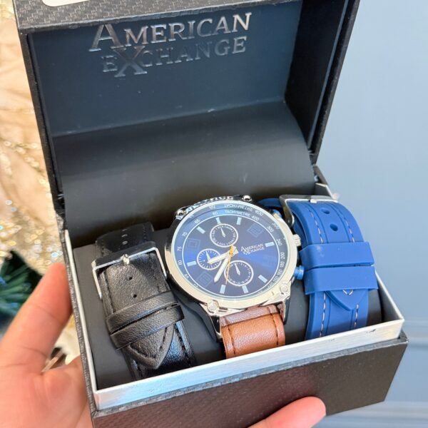 Set de Reloj American Exchange con pulseras Inter 47mm