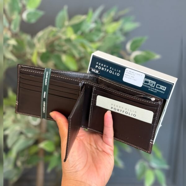 Billetera Perry Ellis Marron DfT