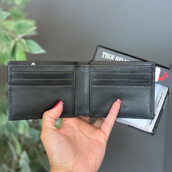 Billetera True Religion Bifold negra