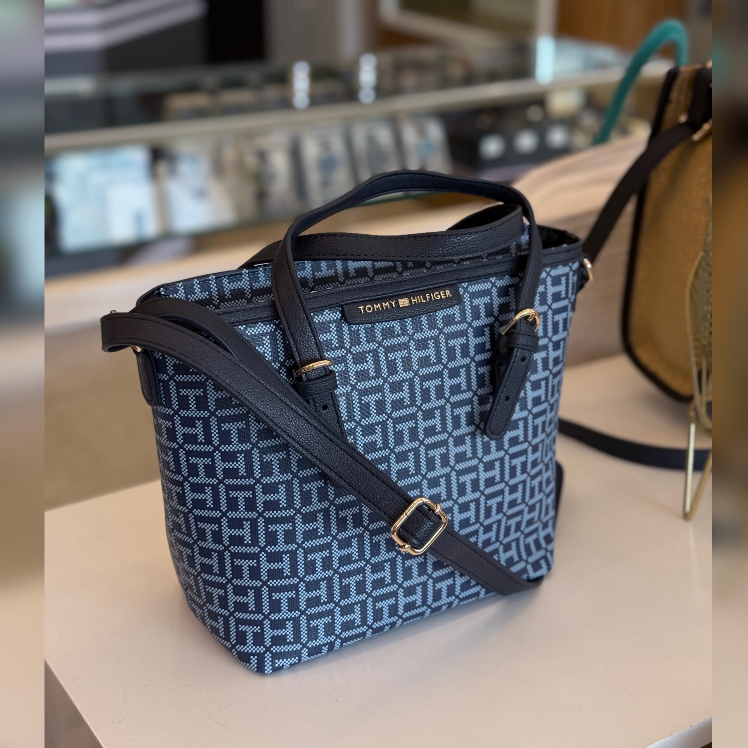 Cartera Tommy Hilfiger Mediana Crossbody Azul - Imagen 3