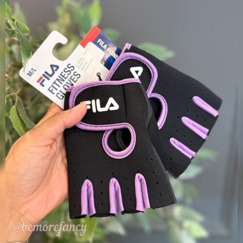 Guantes de Gimnasio para mujer FILA Purple