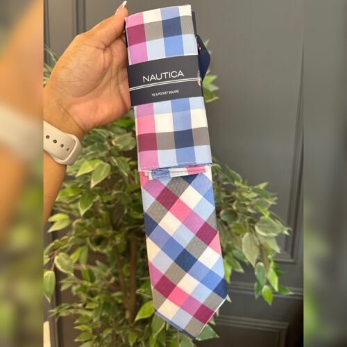 Set de Corbata y Pañuelo Nautica JF