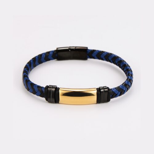 Pulsera Hip-Hop Retro 22cm Azul