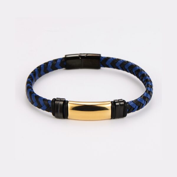 Pulsera Hip-Hop Retro 22cm Azul