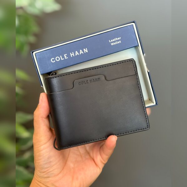 Billetera Cole Haan Bifold Negra Bn
