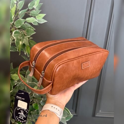 Neceser Bulto de mano Penguin square camel