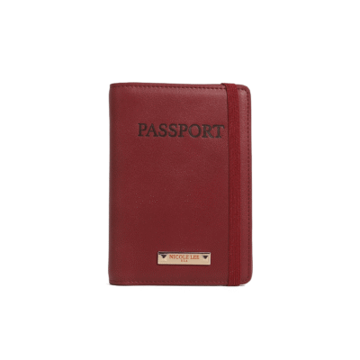 Portapasaporte Nicole Lee Rojo