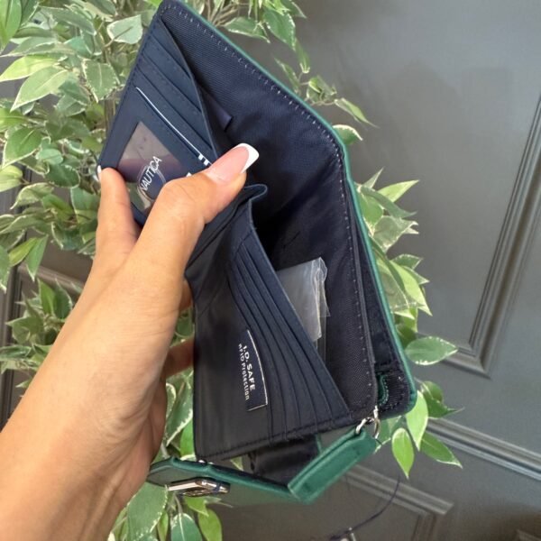 Monedero Nautica RFID 6plg Verde