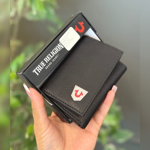 Billetera True Religion Trifold Negra fds