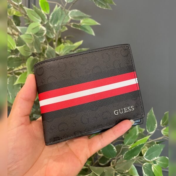 billetera Slim Logo Striped