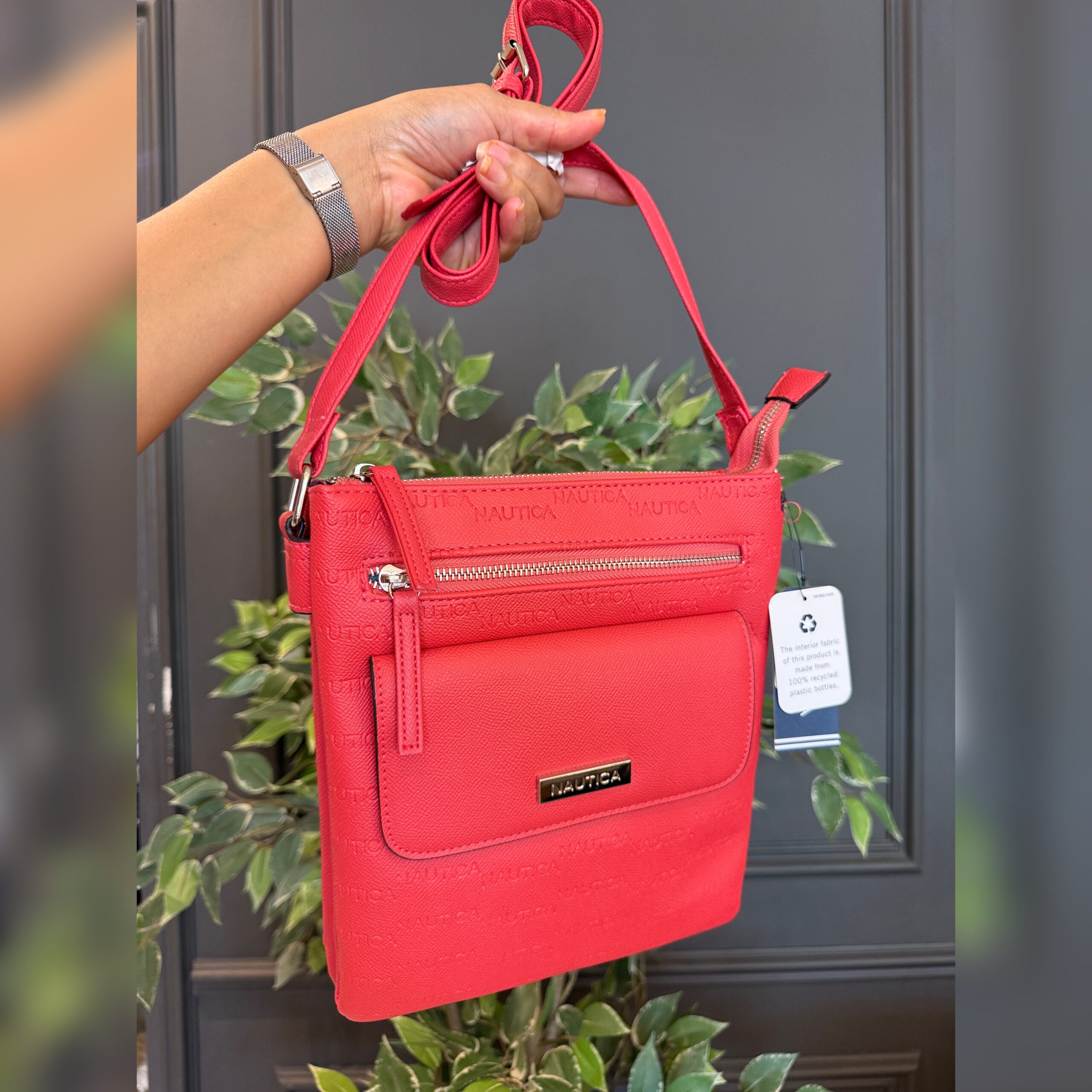 Crossbody Nautica Key largo rojo - Imagen 2