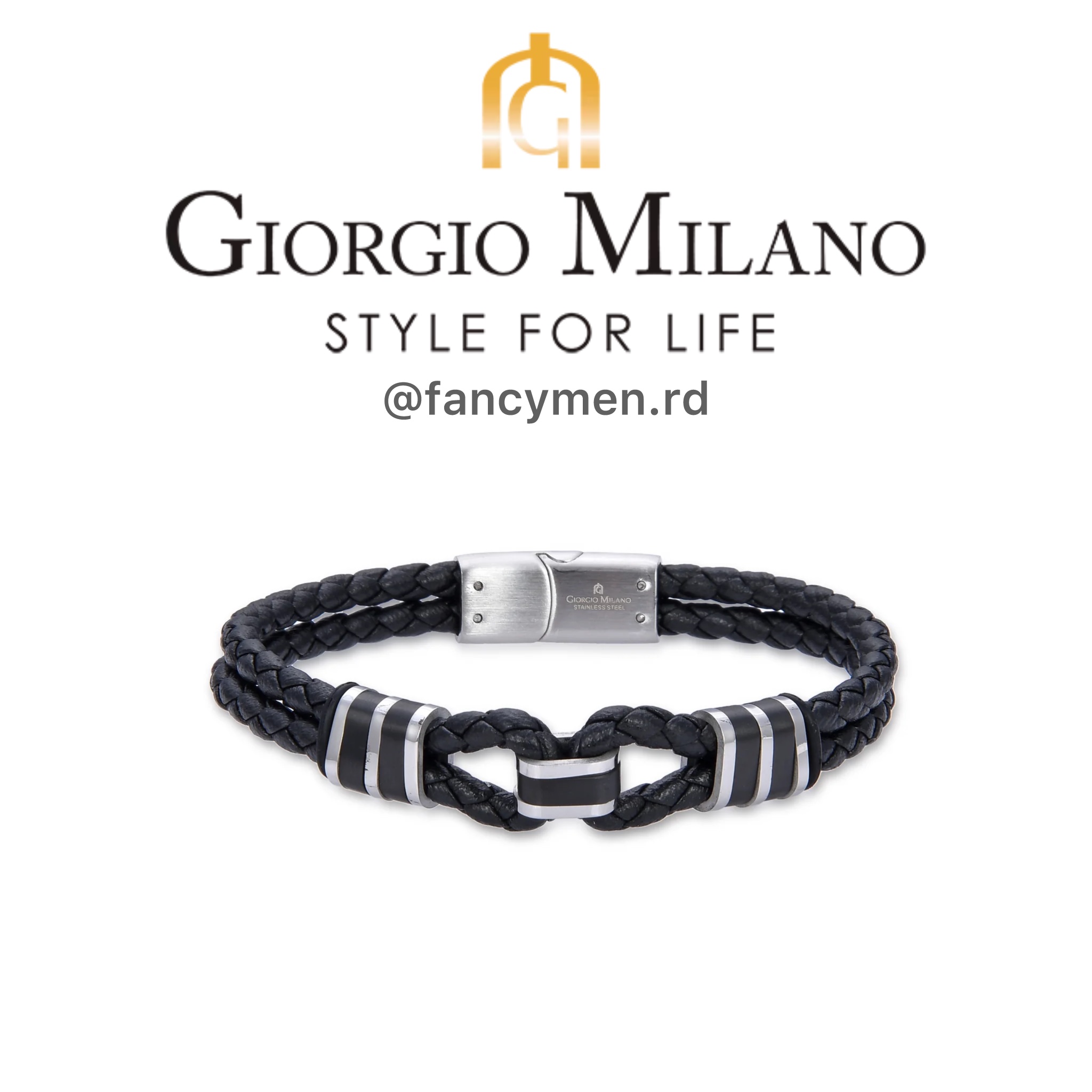 Pulsera Giorgio Milano 2066 negra - Imagen 3