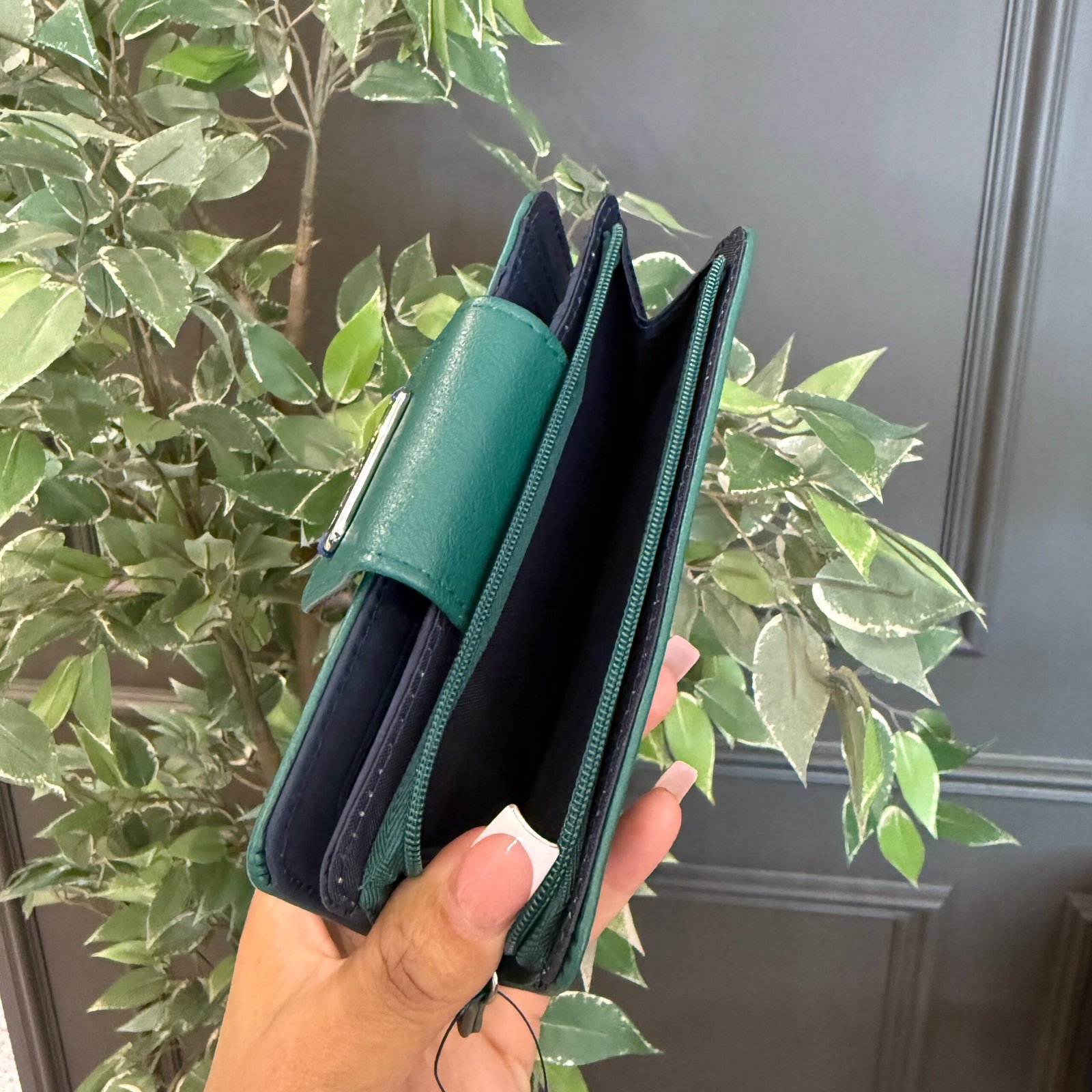 Monedero Nautica RFID 6plg Verde - Imagen 3