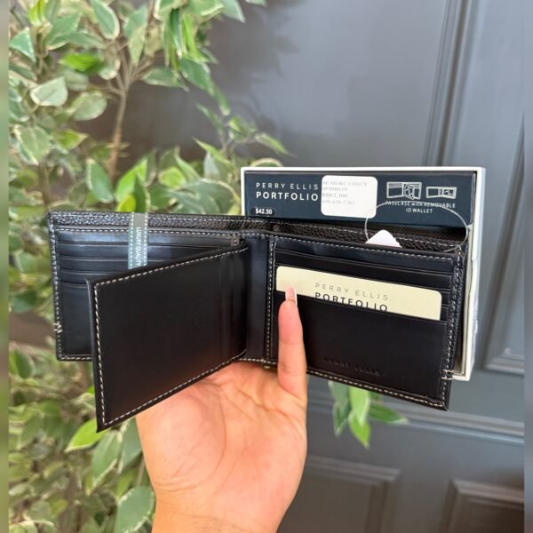 Billetera Perry Ellis Bifold Negra Fd4