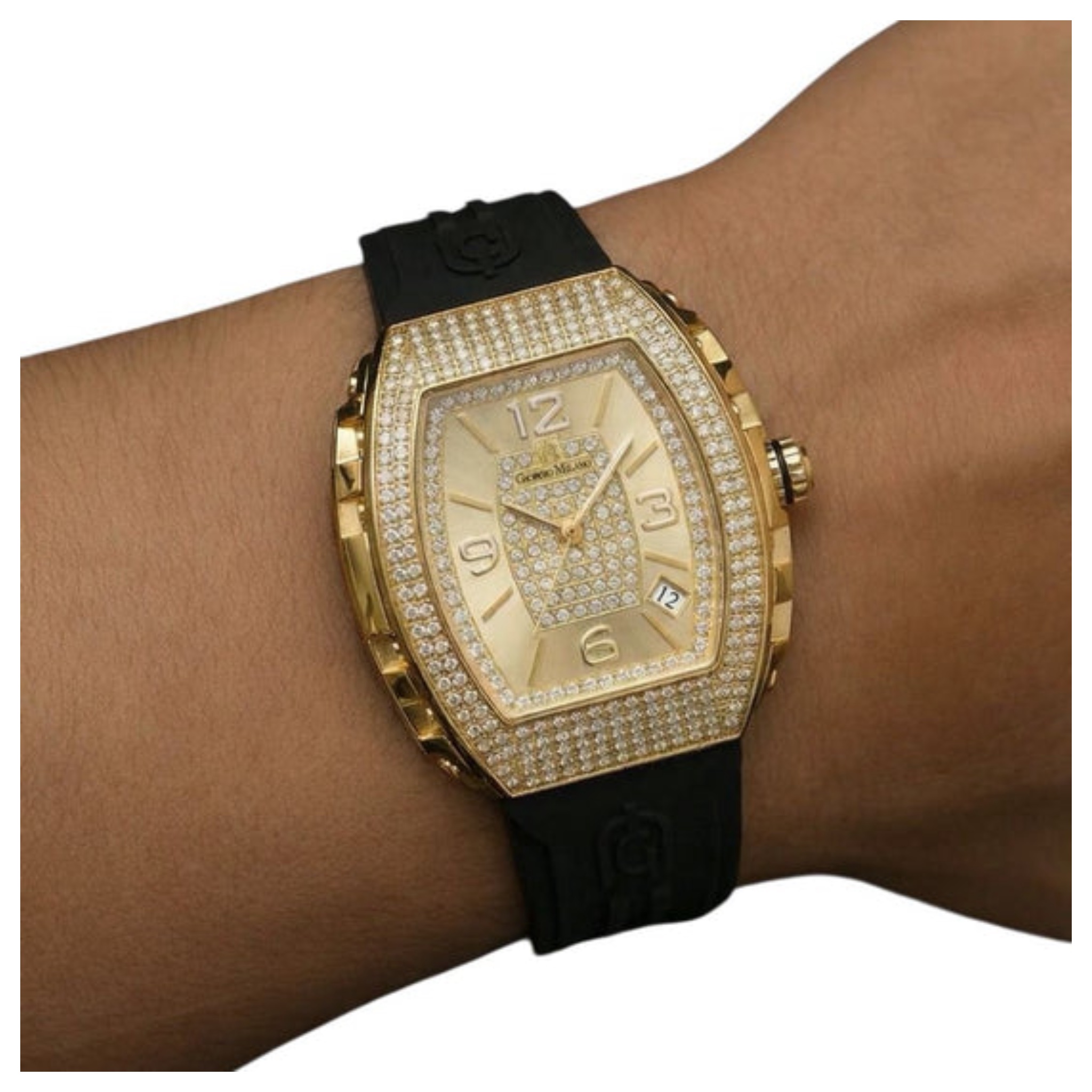 Reloj Giorgio Milano Regina 242 silicon Strap Negro - Imagen 3
