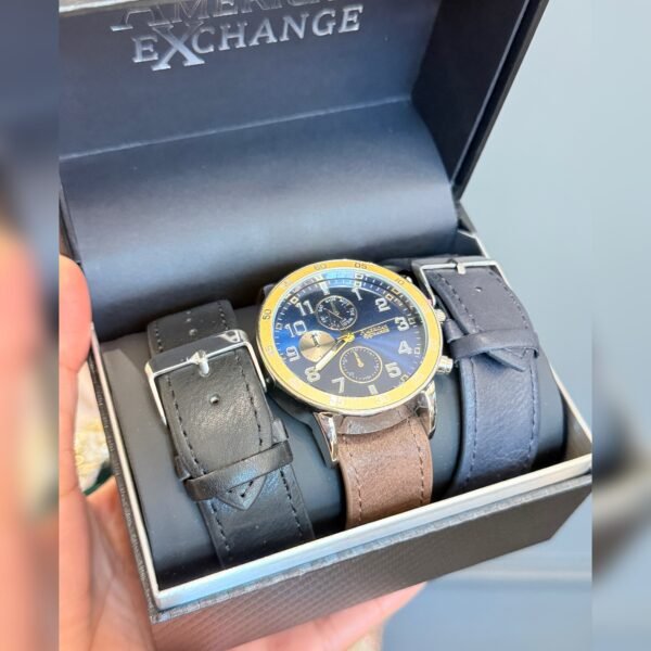 Set de Reloj American Exchange con pulseras Inter mn