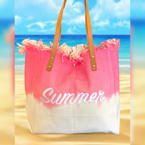 Bolso playero Flecos