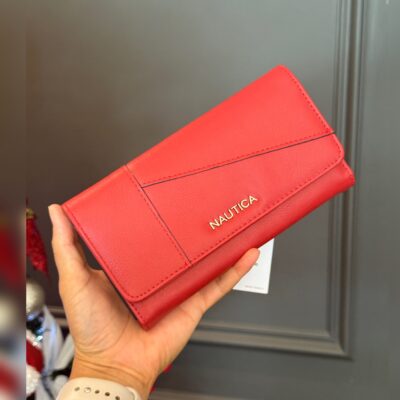 Monedero Nautica Money Manager RFID Rojo