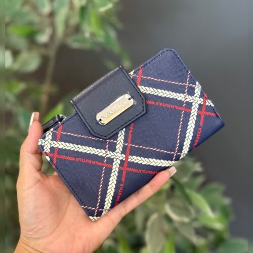 Monedero Nautica RFID 6plg Azul