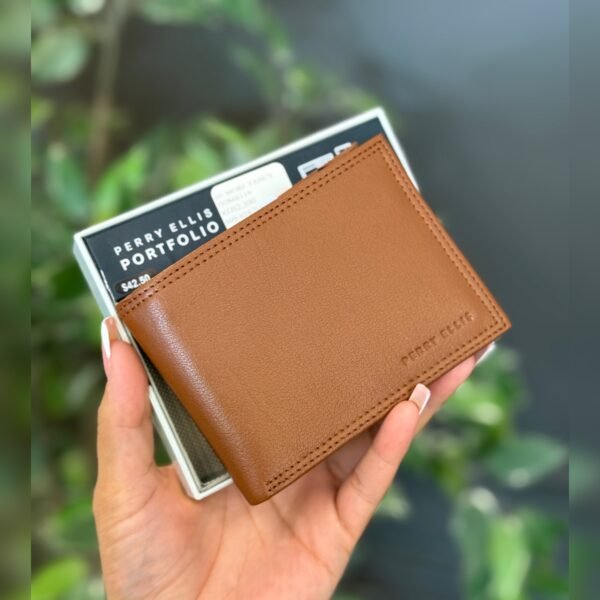 Billetera Perry Ellis Bifold Camel RF5