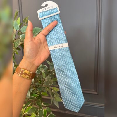 Corbata Perry Ellis Light Blue az90