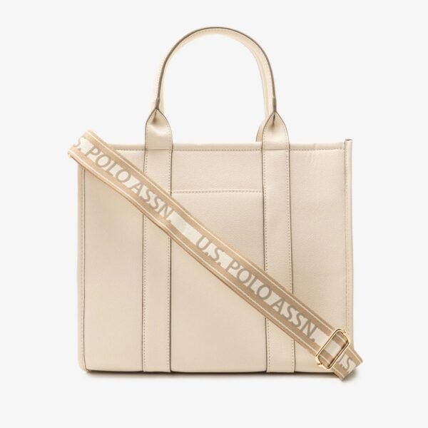 Cartera Polo US ASSN Square Crema