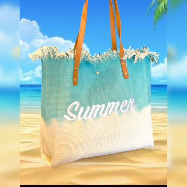 Bolso playero Flecos