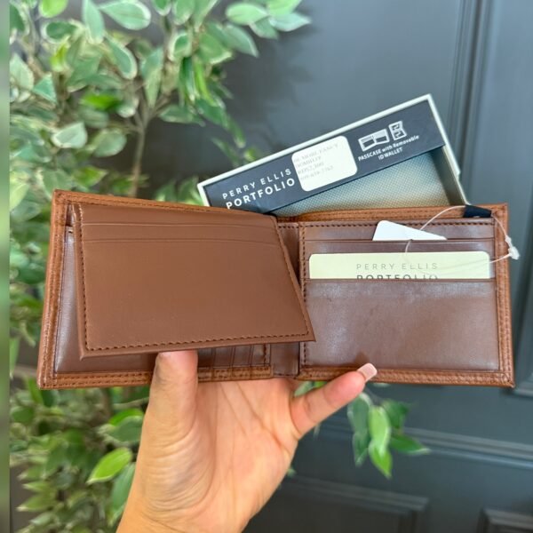 Billetera Perry Ellis Bifold Camel RF5